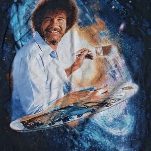 Bob Ross "painting space" t-shirt